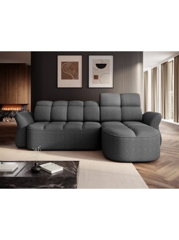 MF Design Benny Recamiere Rechts in Dunkelgrau -  (L) 185 x (B) 301 x (H) 115 cm