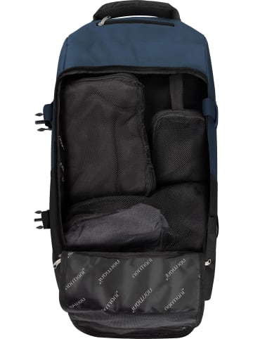 normani Reisetasche 60 L mit 4 Kleidertaschen in Schwarz/Navy