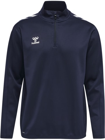 Hummel Sweatshirt Mit Kurzem Reißverschluss Hmlcore Xk Half Zip Poly Sweat in MARINE