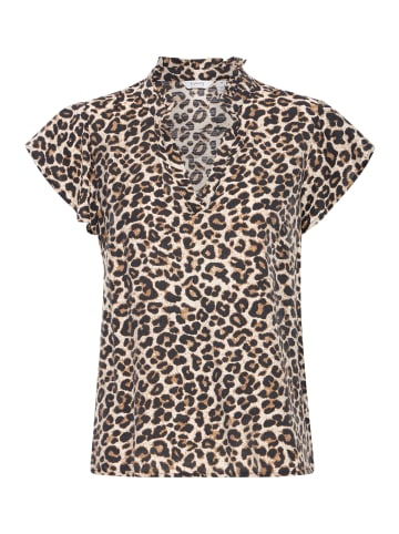 b. young BYHINVA LEOPARD BLOUSE 2 - A-Linie in Coffee Liqueúr Mix