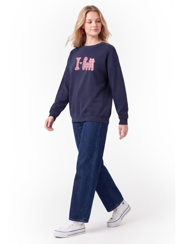 myMo Women Sweatshirt in Navy