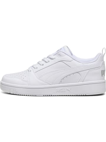 Puma Kinder Sneaker "Rebound V6 Lo Jr" in Weiß