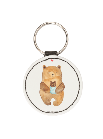 Mr. & Mrs. Panda Anhänger Bär Baby ohne Spruch in Weiß