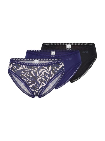 Sloggi Slip GO Crush in Schwarz / Blau