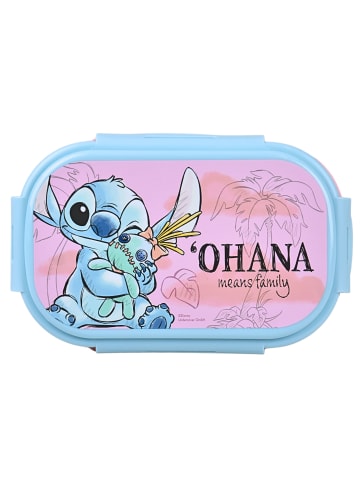 Lilo & Stitch Brotdose Disney Lilo & Stitch mit 2-Fach-Unterteilung & Göffel-Messer in Bunt