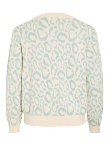 Vila Strickpullover in Blue Surf