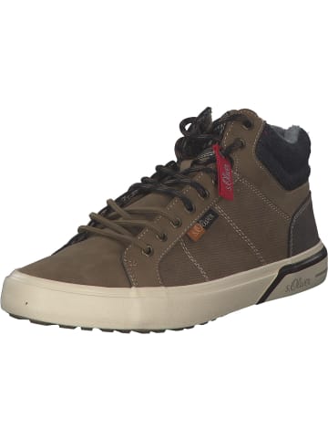 S. Oliver Sneakers High in brown