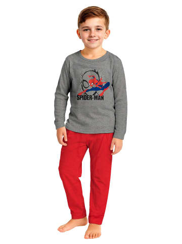 Spiderman Marvel Spiderman Schlafanzug Pyjama Set Langarm Oberteil mit Hose in Mehrfarbig