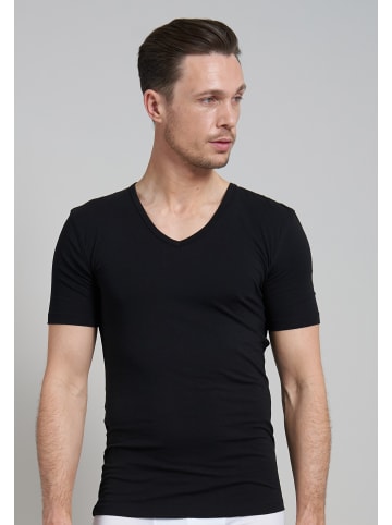 Götzburg T-Shirt 4Er Pack Nürnberg in schwarz-dunkel-uni