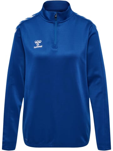 Hummel Hummel Zip Sweatshirt Hmlcore Multisport Damen Atmungsaktiv Schnelltrocknend in TRUE BLUE