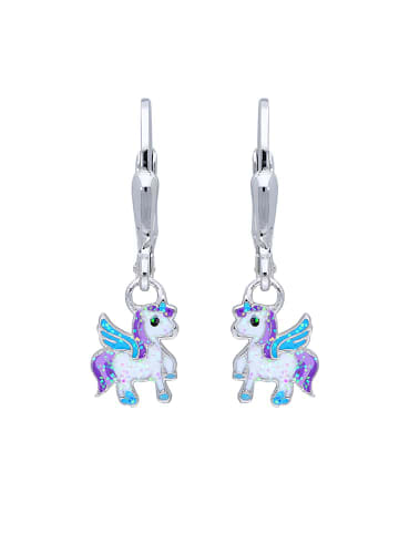 schmuck23 Silber Ohrringe 925 Einhorn 0,7 cm x 0,8 cm