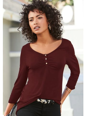 Vivance 3/4-Arm-Shirt in beere