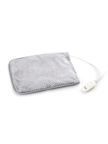 Adler Europe AD 7415 Fleece-Heizkissen 30 x 40 cm mit 2 Heizstufen in Grau/Blau