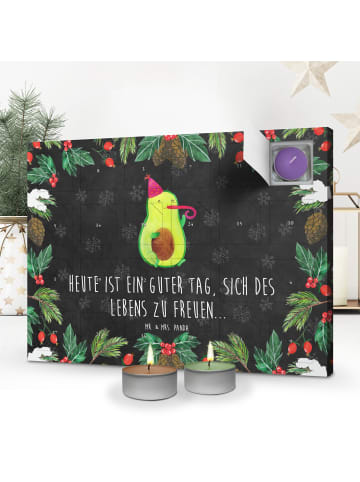 Mr. & Mrs. Panda Adventskalender Avocado Feier mit Spruch in Kreidetafel