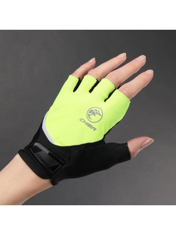 Chiba Sport - Fahrradhandschuhe kurz, neon