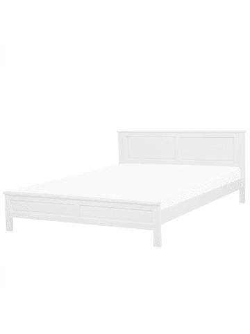 Beliani Doppelbett OLIVET in Weiß - (W) 189 x (H) 92 x (L) 208 cm