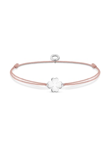 Thomas Sabo Armband Kleeblatt in silber, beige