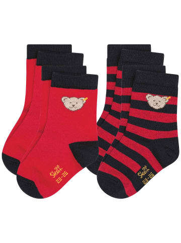 Steiff Socken 4er Pack in Rot