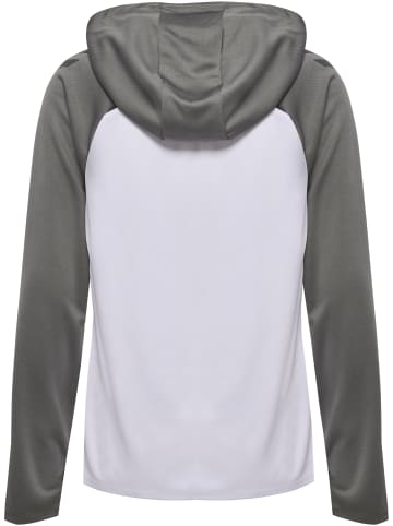 Hummel Reißverschluss Jacke Daumenlöcher Hmllead Damen in WHITE/STEEL GRAY