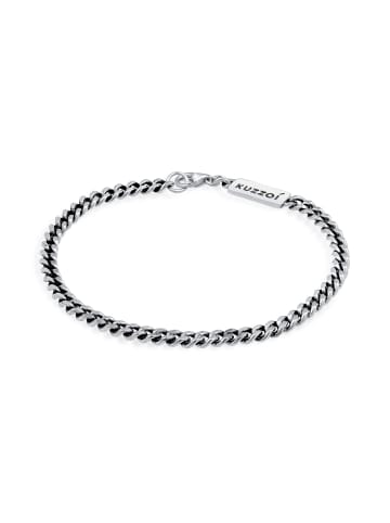 KUZZOI Armband 925 Sterling Silber in Schwarz