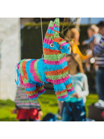 relaxdays Pinata Esel in Bunt