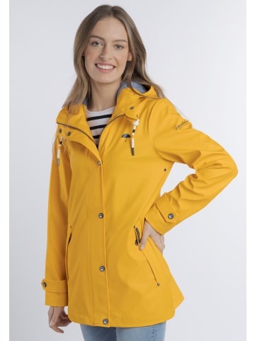 Schmuddelwedda Regenjacke in Sonnengelb Marine Melange