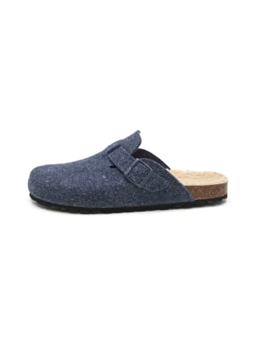 billowy Pantoletten in blau