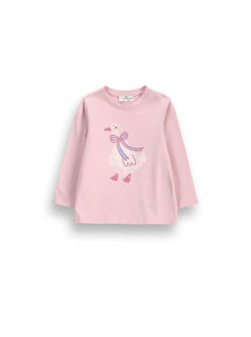 Coccodrillo Langarmshirt in gedämpftes Rosa