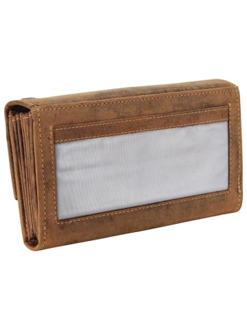 Greenburry Vintage Kellnerbörse Leder 18 cm in braun
