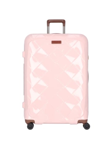 Stratic Leather & More 4-Rollen Trolley 75 cm in rose