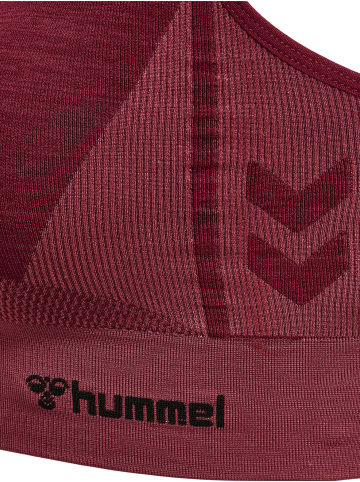 Hummel Hummel Top Hmlclea Yoga Damen Atmungsaktiv Feuchtigkeitsabsorbierenden Nahtlosen in CABERNET/APPLE BUTTER MELANGE
