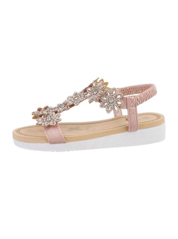 Ital-Design Sandale & Sandalette in Champagner