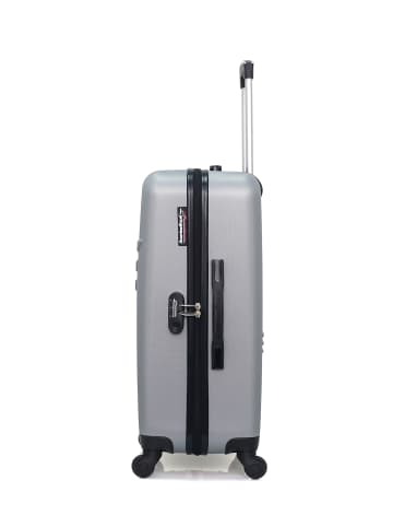 American Travel Mittelgroßer Koffer QUEENS in Grau (64L)