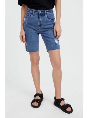 Finn Flare Jeans-Shorts Basic in blue