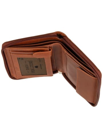 Greenburry Geldbörse Waxy Vintage Rv-Kombibörse RFID in Tobacco Nut