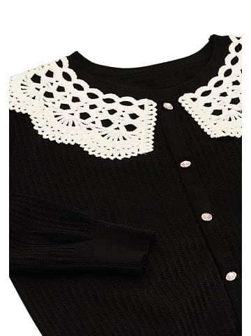 NAEMI Damen Cardigan in Schwarz
