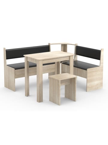 VCM  Eckbankgruppe Sitzgruppe Esal Mini in Sonoma-Eiche