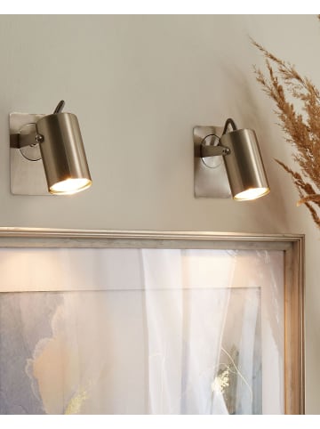 Beliani 2er-Set Spots KLIP in Silber