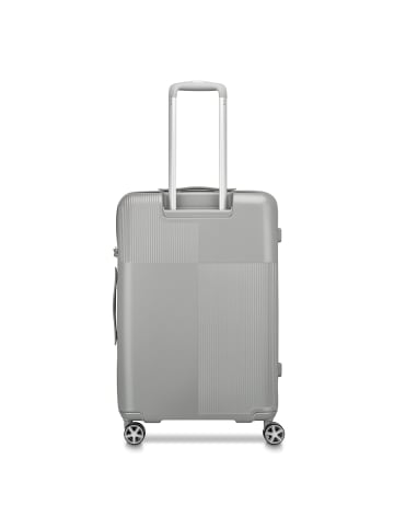 Roncato Airglam 4 Rollen Trolley M 68 cm mit Dehnfalte in grigio perla