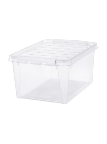 SmartStore Aufbewahrungbox Classic Transparent/White 32L
