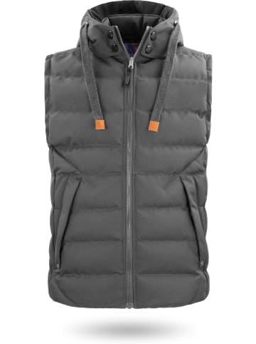 Normani Outdoor Sports Herren Winter-Steppweste Yuquot in Anthrazit