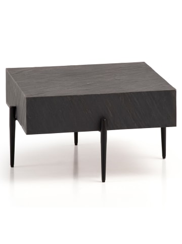 FineBuy Couchtisch in Anthrazit / Mango / 64x64x35