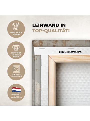 MuchoWow Leinwand Bilder Esel