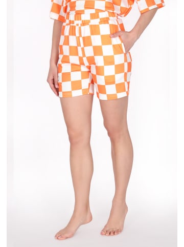 faina Women Shorts in orange