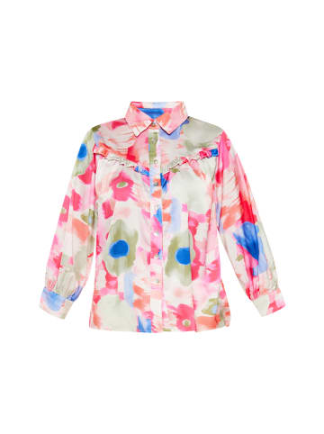 Usha Women Shirt in multicolor pink