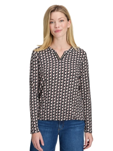 Betty Barclay Blusenshirt mit Print in Black/Rosé