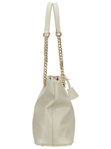 Seidenfelt Schultertasche Lilla Edet in Milky White