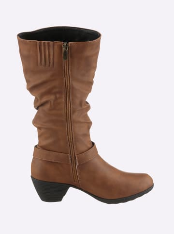 Andrea Conti Stiefel in cognac