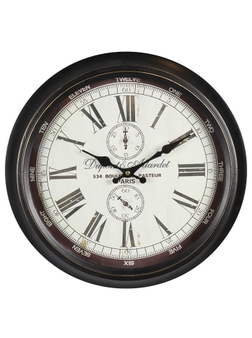 Ambiente Haus Dupont Wanduhr aus Metall 40cm