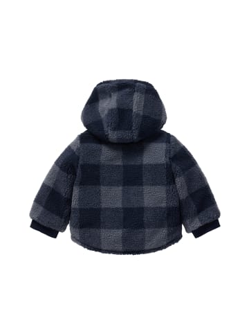 Noppies Winter Jacke Omachi - Reversible in Check Pattern - Blue